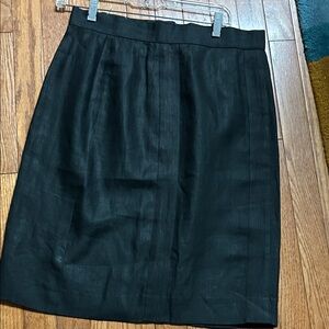 CHANEL Classic Black Pencil Skirt